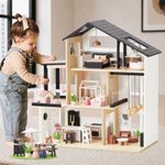 Tiny Land Wooden Doll House, Modern