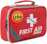 Protect Life First Aid Kit for Home/Business, HSA/FSA Eligible Emergency Kit | Medical First Aid Kit | Camping First Aid Kit Hiking | Small First Aid Kit for Car | Travel First Aid Kit Mini - 250pcs