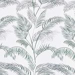 CiCiwind Palm Leaf Green and Grey Wallpaper Self Adhesive Wallpaper 39cm×3m Boho Thickened Vinyl Wall Covering Jungle Peel and Stick Wallpaper for Living Room, Bed Room, Cupboard Contact Paper