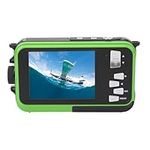 Underwater Camera, 48MP 2.7K HD 10FT Waterproof Digital Camera with Dual Screens, 16X Digital Zoom, Built in Fill Light, 650mAh Battery, for Snorkeling Swimming Surfing