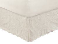 Greenland Home Bed Skirt, Ivory, Full