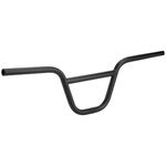 BICYCGEAR 22.2 BMX Bike Handlebar 670mm, 160mm High Rise Bicycle Handlebar 6° Backsweep 3° Upsweep Steel Riser Handle Bars for E Bike, Fixie Gear, Motorcycle, Cruiser, MTB Mountain Bike, 7/8 inch