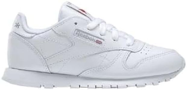 Reebok Boys' Classic Leather Basketball, Good Chalk Silvmt, 30.5 EU