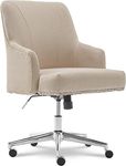 Serta Style Leighton Home Office Chair, Twill Fabric, Beige