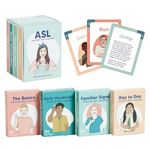 200 ASL Flashcards - American Sign Language Flash Cards for Kids, Teens and Adults