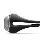 Selle Italia Novus Boost Gravel Tech SuperFlow Road Bike Saddle - Comfortable Gravel Bicycle Seat for Men and Women, Black, 256 x 146mm