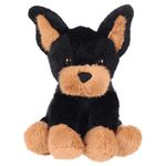 Apricot Lamb Toys Plush Doberman Stuffed Animal Dog Puppy Soft Cuddly Perfect for Kids 8 Inches