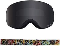 Dragon Alliance Unisex X2s - Gigi Signature '19/ Lumalens Dark Smoke, Black/Red, Large