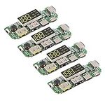 MakerHawk 4 x 18650 Lithium Battery Charger USB LED Display Module Buck Converter Battery Charger Control Module 36V 24V 12V to 5V 2A Voltage Stabilizer