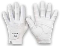 Bionic Glove StableGrip Golf Right Hand Glove with Natural Fit, Women, White, Large