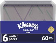 Kleenex 3 Count Slim Pack Wallet Size (2 Pack) = 60 Tissues - Most Elegant Look Of Any Portable Tissue Anywhere by Kleenex