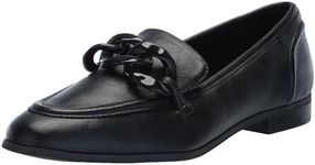 Anne Klein Women's Braxton Loafer, Black, 11