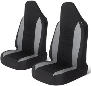 AUTOYOUTH Housses de Siège de Voiture Avant Universelles, Housse Voiture Duster Confort, Tuning Voiture Interieur –Gris