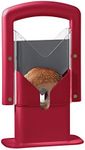 Hoan The Original Bagel Guillotine Universal Slicer, 9.25-Inch, Red