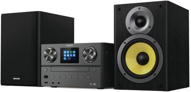 Philips Micro Music System, Black – Compact Stereo Speaker