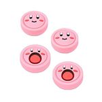 4Pcs Thumb Grip Caps for Nintendo Switch, Joystick Caps Soft Silicone Cover for Joy Con Controllers Thumb Stick, Analog Cover for Switch Lite& OLED, Thumb Grip Caps for Switch Joycons