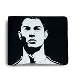 ShopMantra Cristiano Ronaldo CR7 Printed Pu Leather Wallet for Men's/Boy's (Black)