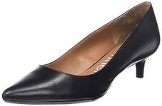 Calvin Klein Women's Gabrianna Pump, Black Leather 001, 8