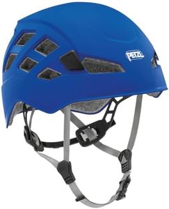 Petzl BOREO Men's Helmet - Durable Rock Climbing Helmet with Enhanced Head Protection - Blue - M/L