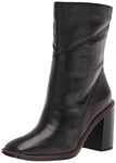 Franco Sarto Womens Stevie Mid Calf Boot, Black, 9