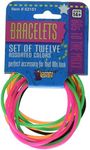 Forum Novelties 80s Bracelet Set 62151, Multicolor