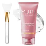 Yuri Collagen Night Wrapping Mask, Yuri Korean Beauty, Korean Beauty Collagen Night Wrapping Mask, Easy Peel off Facial Mask Skin Care Night Mask, Hydrating Firming Sleeping Mask (1pcs)