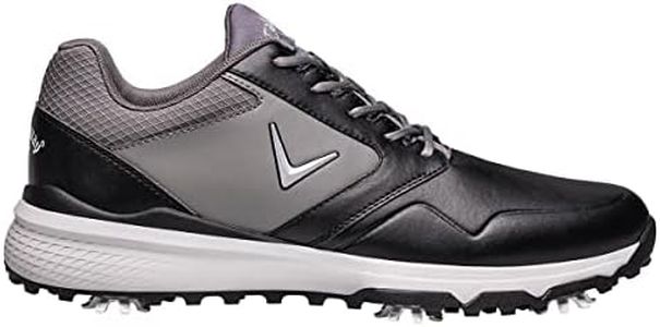 Callaway Men's Chev Golf Shoe, Black Grey, 8.5 UK