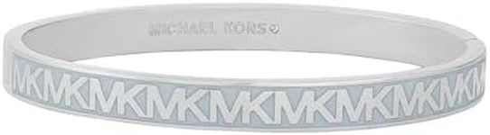 Michael Kors Silver-Tone Bracelet for Women; Bracelets; Jewelry for Women, One Size, Brass, no gemstone