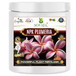Sovata® NPK Plumeria, Essential Powerful Organic Fertilizer for fast Growth and Heavy Flowering of Plumeria Plants. (900 gm)
