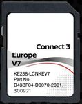 Europe 2022 v7 GPS Navigation SD Card - Database Q1.2021 - D43BF04-D0070-2001 Compatible with Nissan Connect 3 LCN2