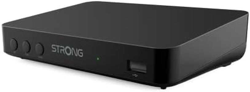 STRONG - Décodeur TNT Full HD - SRT8208 - Fonction Enregistreur - Compatible Normes HEVC265 & Dolby Digital Plus - Port HDMI, Péritel, USB - Guide Electronique des Programmes - Noir