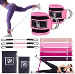 12 pcs Ankle Resistance Bands with 