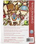 Dimensions Counted Cross Stitch, Animal Christmas Sweater Ornament Craft Kit, 3 Pc