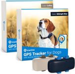 Tractive GPS Pet Tracker for Dogs - Waterproof, GPS Location & Smart Activity Tracker, Unlimited Range, Works with Any Collar (Pack of 2)