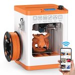 WEEFUN Newest TINA2 S 3D Printer, Ultra Silent Mainboard with WiFi Cloud Printing, Mini Heatable PEI Platform, Auto Bed Leveling DIY 3D Printers with Resume Printing, Fully Open Source