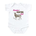 CafePress - Grandpa's Hunting Girl Infant Bodysuit - Cute Infant Bodysuit Baby Romper Cloud White