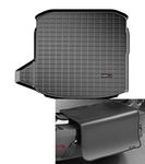 WeatherTech Cargo Liner Floor Mat + Bumper Protector Tailored Suitable for: Audi A3/S3 8V Sedan FWD 2013-19|Black CargoLiner