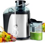 Fullstar Juicer Machines Vegetable and Fruit Juicer - 2-Speed Small Juicer, Juice Extractor Machine, Juice Maker Machine, Juice Maker, Fruit Juicer Machine, BPA Free Compact Juicer (Black)