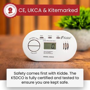 Kidde Digital Carbon Monoxide Alarm – Battery Operated Detector