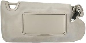 AUTO Occasion Right Passenger Side Sun Visor Gray with Light, Without Sunroof Compatible with Nissan Altima 2013 2014 2015 2016 2017 2018 Replaces 96400-3TA2A Beige