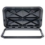 Amarine Made Marine Deck Hatch Boat Deck Hatch Access Hatch & Lid 24" X 14" 606 x 353mm- Black