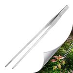 Newlly Aquarium Aquascaping Tools for Fish Tank Aquarium Live Plant (38cm, Straight Tweezers)