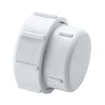 McAlpine T23U Waste Pipe Blank Cap-1.5 inch, White