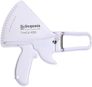 Sequoia Fitness TrimCal 4000 Body Fat Caliper (White) [Health and Beauty] with Fat % Chart