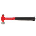 CRAFTSMAN Ball Peen Hammer 16-oz Rounded Face Steel Head Steel Rubber (CMHT54179) , Red