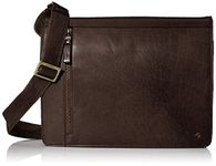 Visconti Buffalo Leather 13 Inch Laptop Case/Messenger Shoulder Bag/Handbag, Brown