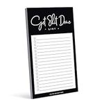 Daily To Do List Notepad, Funny tear off pad, Memo pad for shopping lists, reminders and appointments, 4.5 x 7.5 inches, 50 sheets, MADE IN THE USA