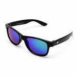 Rozior® Kids Sunglass with UV Protection Green Mirror Lens with Black Frame, MODEL: RWUK1028M1