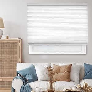 CHICOLOGY Cellular Shades, Window Blinds Cordless, Blinds for Windows, Window Shades for Home, Window Coverings, Cellular Blinds, Door Blinds, Morning Mist, 36" W X 84" H