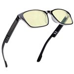 ANYLUV Blue Light Blocking Glasses for Men Women Computer Gaming Glasses Anti Harmful Blue Light Upgraded Amber Lens